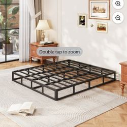 Metal  Box Spring Platform Frame  Mattress Foundation 9 Inch