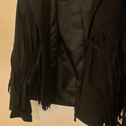 Chartou Fringe Jacket Size Large $12 Or Best Offer