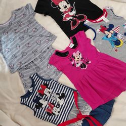 Minnie mouse clothes bundle size 4t