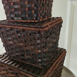 3 Box Basket Set
