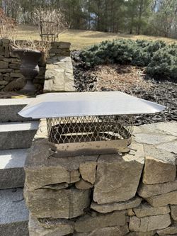 Chimney cap - Stainless Steel. Like New.