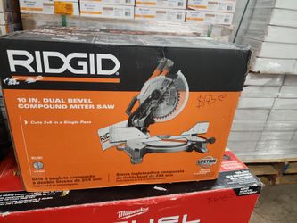 RIDGID
15 Amp 10 in. Corded Dual Bevel Miter Saw with LED Cut Line Indicator