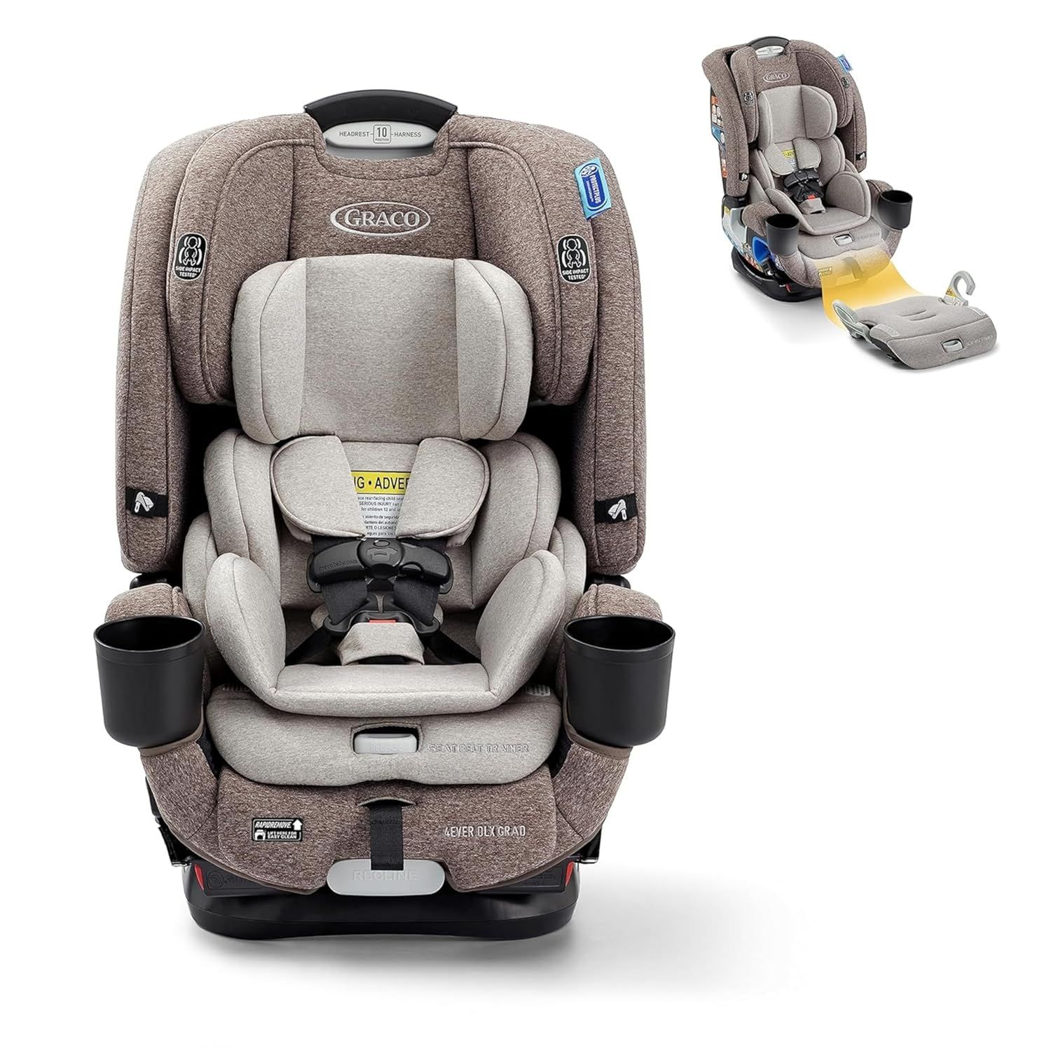 New! Graco 4Ever DLX Grad 5-in-1 Convertible Car Seat - $5 Delivery (#P739)