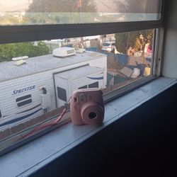 Pink Polaroid Camera
