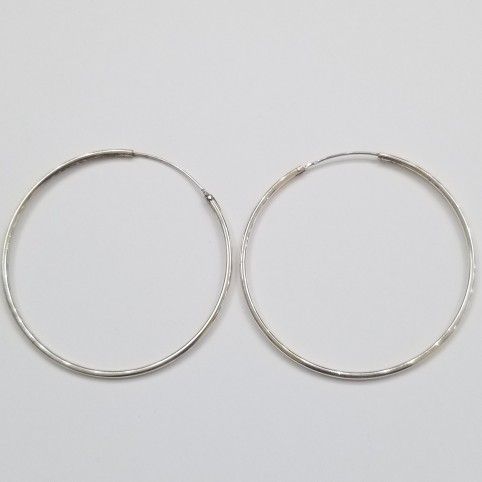 Earrings Sterling Silver Hoops