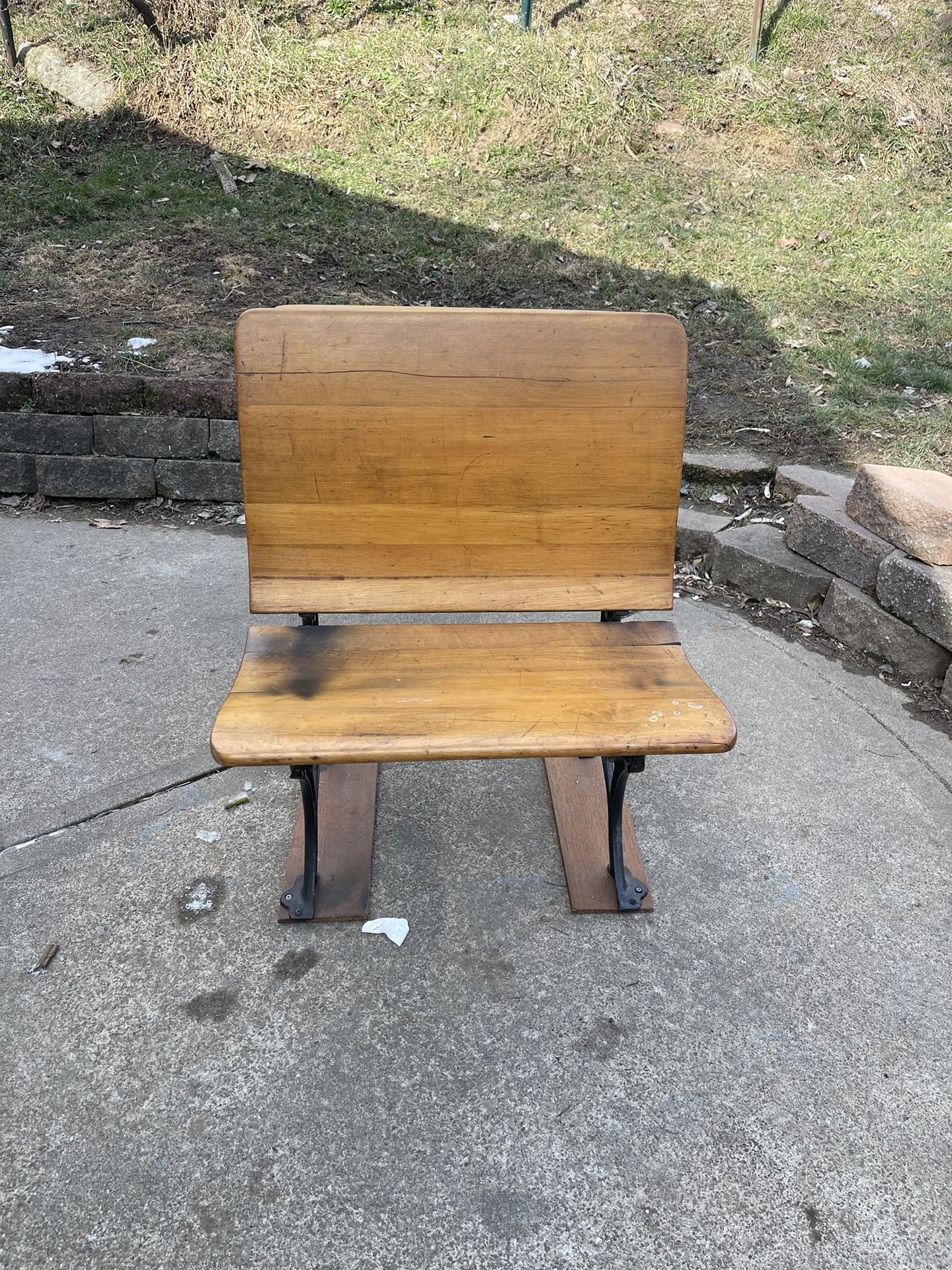 Antique School Desk