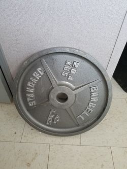 45 Pound Barbell Plate