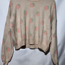 BB DAKOTA Women's Peachy Keen Sweater Size Small 