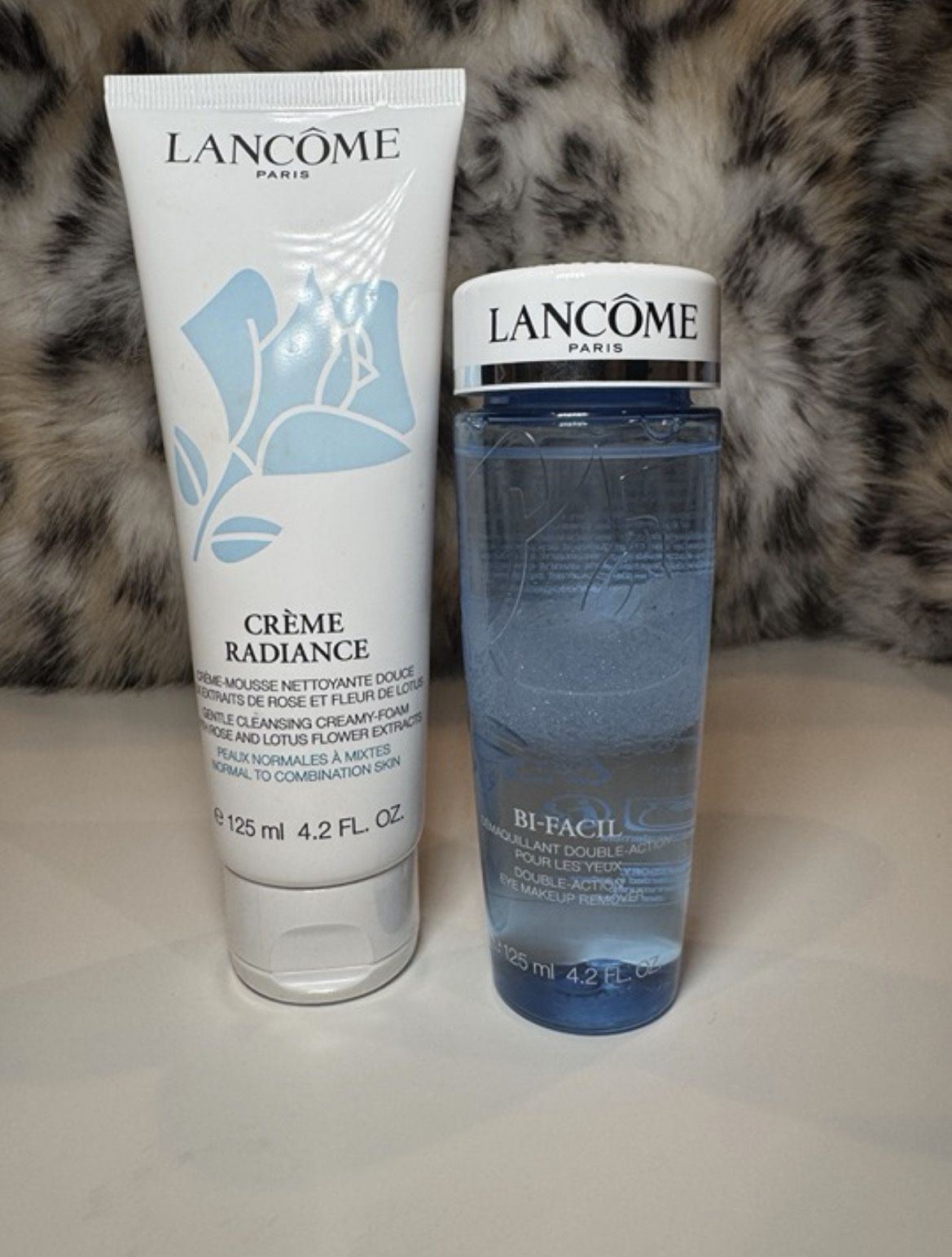Lancôme Full-Size Skincare Bundle - Cleanser + Eye Makeup Remover