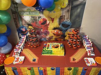 Elmo 1st Birthday Party Decorations
