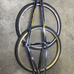 GT chrome vintage bmx frame