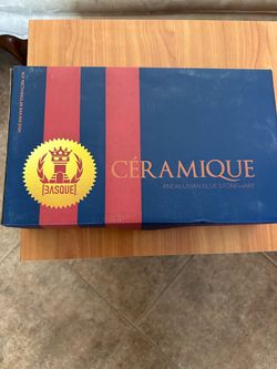 Basque Céramique Andalusian Blue Stoneware Baking Dish