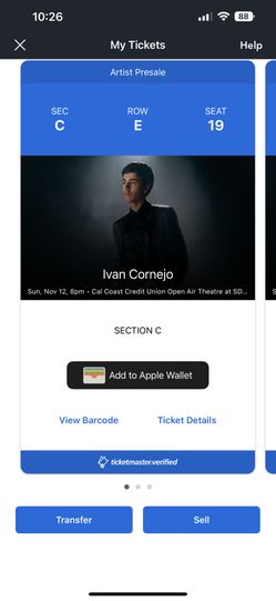 Ivan Cornejo Concert San Diego November 12