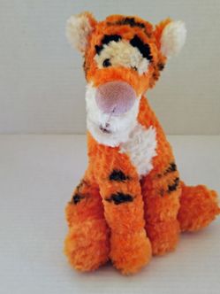 Tigger Fuzzy Plush 9" Fluffy Shaggy Winnie the Pooh Baby Tiger New W Tag