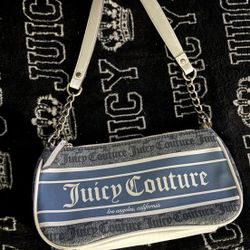 Juicy Couture blue shoulder purse 