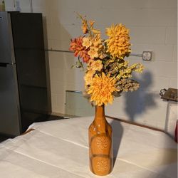 Ceramic Vase With Flowers