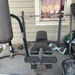 Weight Bench N Bar Only