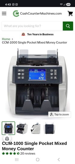 Mixed denomination money counter