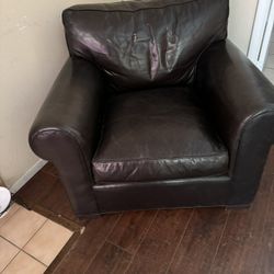 Leather Sofa $50