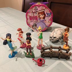 Disney Tinkerbell Miniature Fairies Figurines