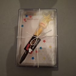 Rare Walt Disney World 2000 Yellow Star Lights Up Pen Original Gift Box