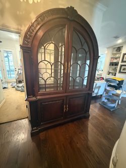 Barnhardt arched  cabinet
