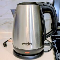 Cooks Electric Kettle 1.7L Stainless Steel