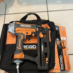 Ridgid Pneumatic 16-Gauge 2-1/2 in. Straight Finish Nailer with CLEAN DRIVE Technology 