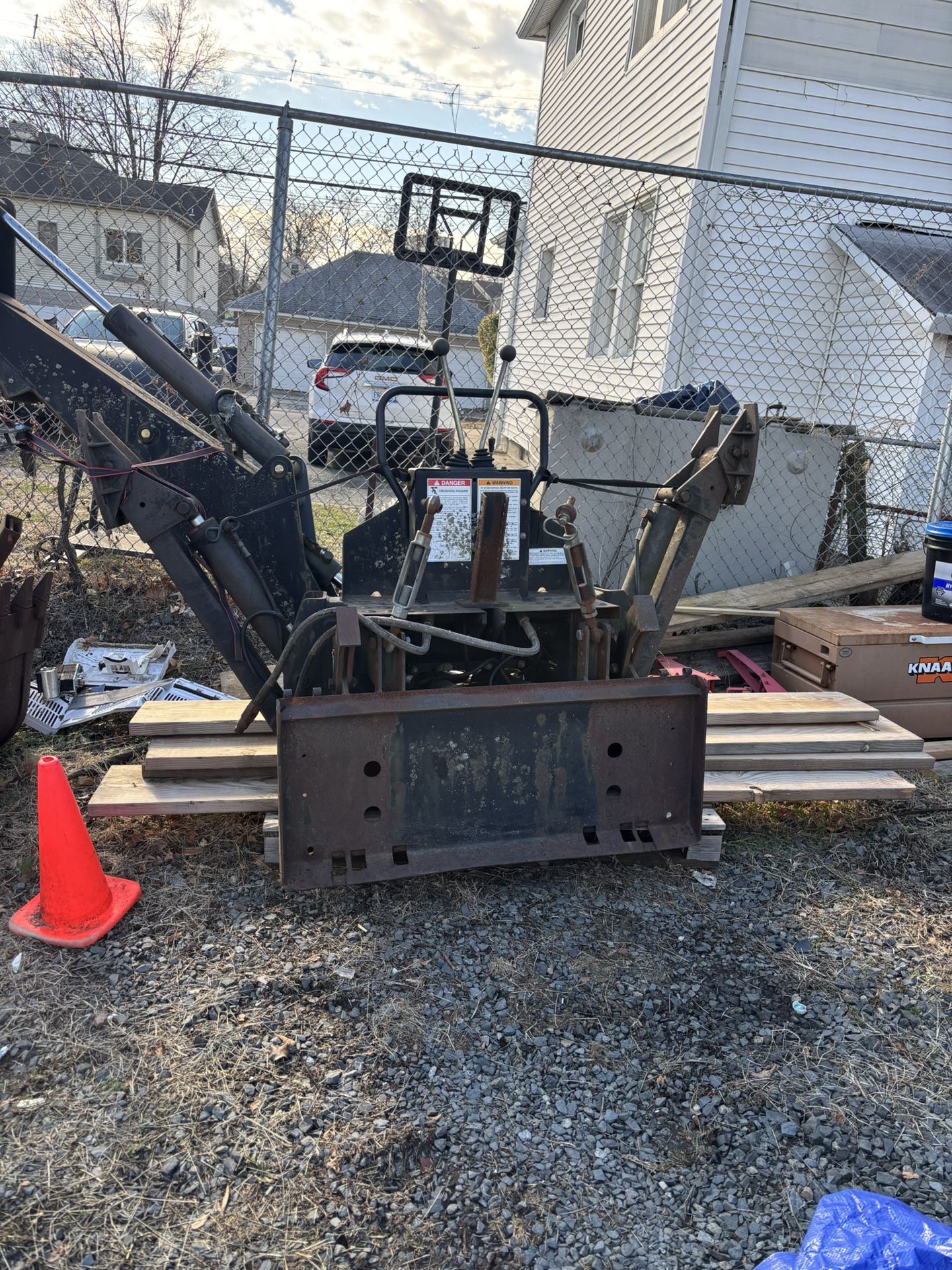 Skid Steer Backhoe Attachment