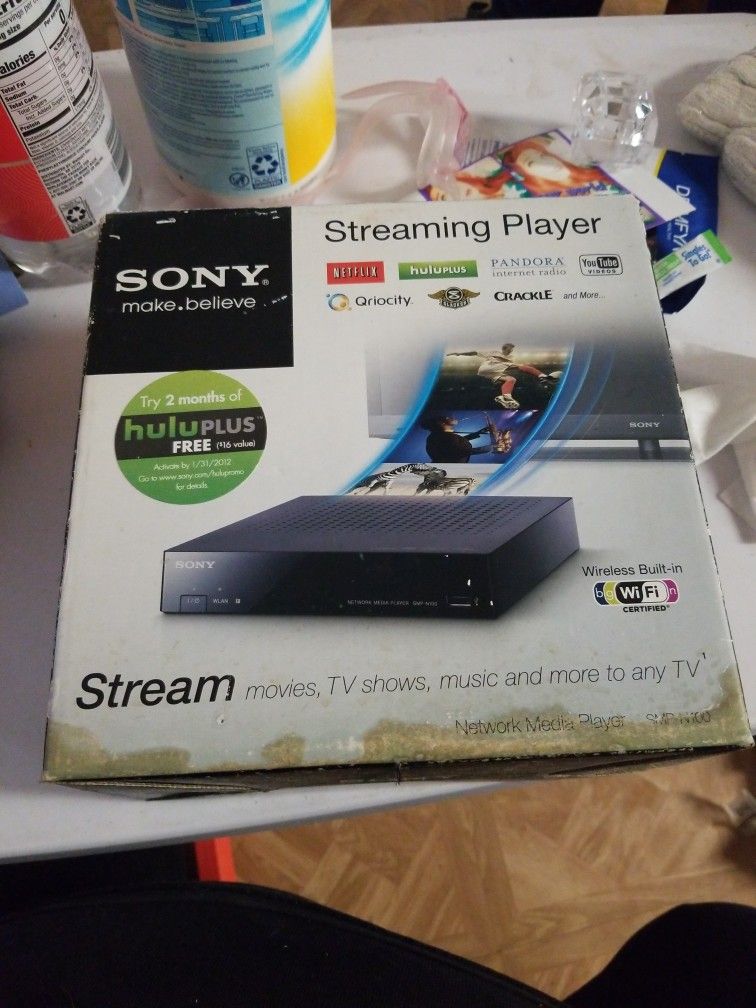 Sony Streaming player box ruined.