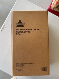 Bissell Pet Stain Eraser Deluxe Model 20028