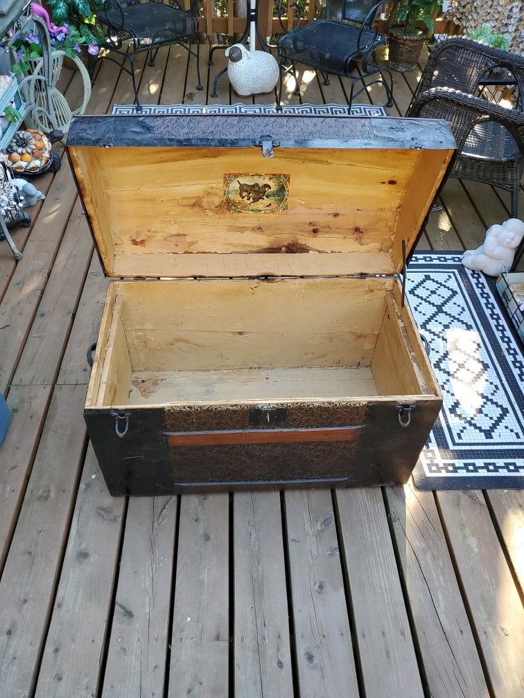 Antique Dome Trunk