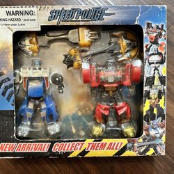 Factory Sealed Vintage Original Speed Police Transformer Action Figures