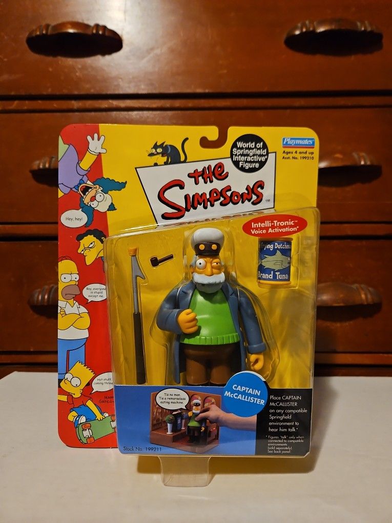 Playmates The Simpsons Captain McCallister