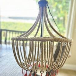 LED Outdoor Ceiling Light (Opalhouse Designed with Jungalow Pendant) – Light Brown