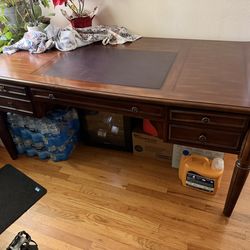 KAEDEN Wide Rich Walnut Desk
