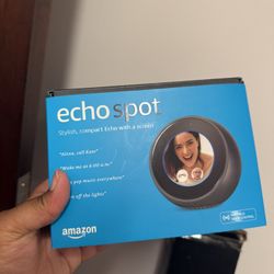 NEW Amazon Echo Spot – Smart Speaker with Screen (Sealed)