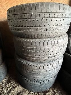 MATCHING SET OF OF 275/55 R 20 BRIDGESTONE DUELER H/L ALENZA TIRES
