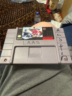 Super Nintendo Entertainment System (SNES) Game Cartridge - Stanley Cup