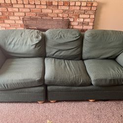 Free Green 2-piece Couch