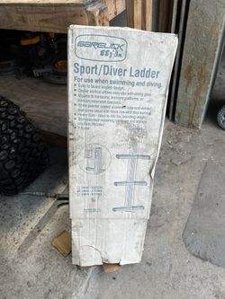 Boat ladder.