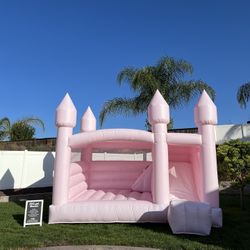 Modern Pink Bounce House 