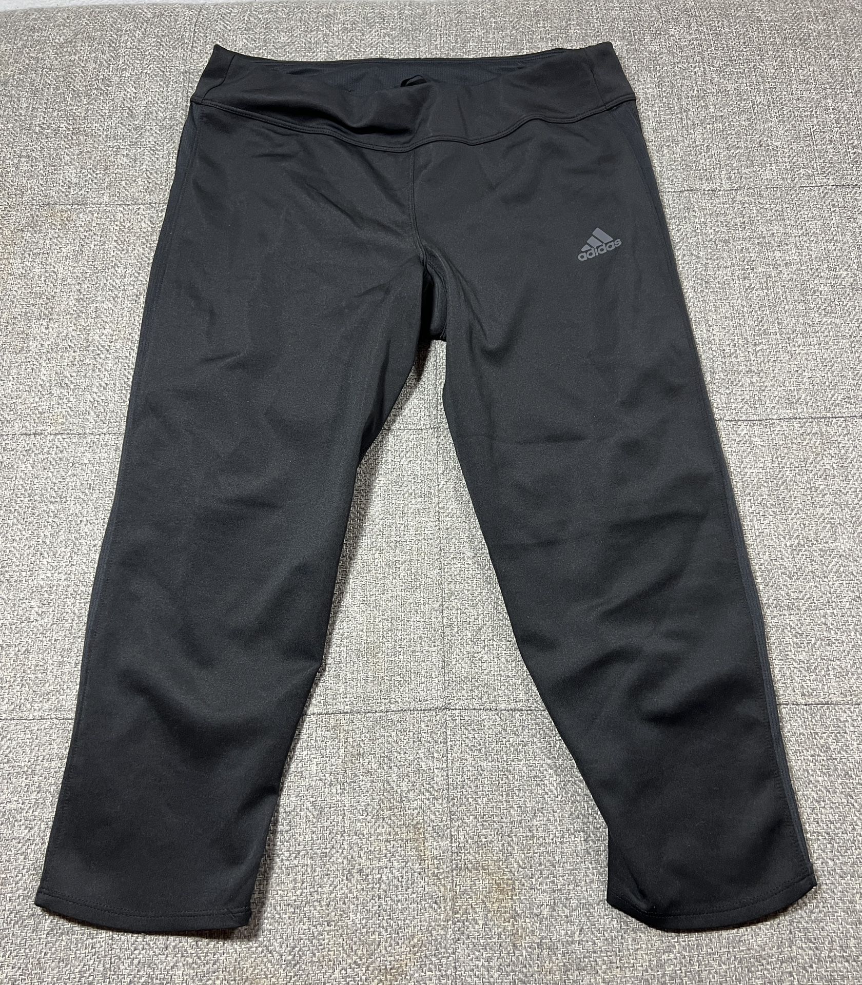 Adidas Leggings Women's Size M Black Energy Running Climacool Capri