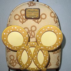 Disney Parks Loungefly Backpack - Mickey Mouse Pretzel