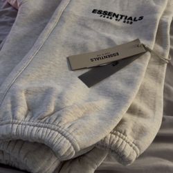 Light Oatmeal Esssantials Pants 