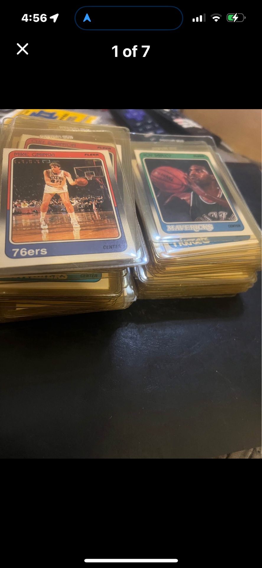 1988 Fleer Basketball Lot Of 107 Super Clean Cards Great Set Builder all in plastics