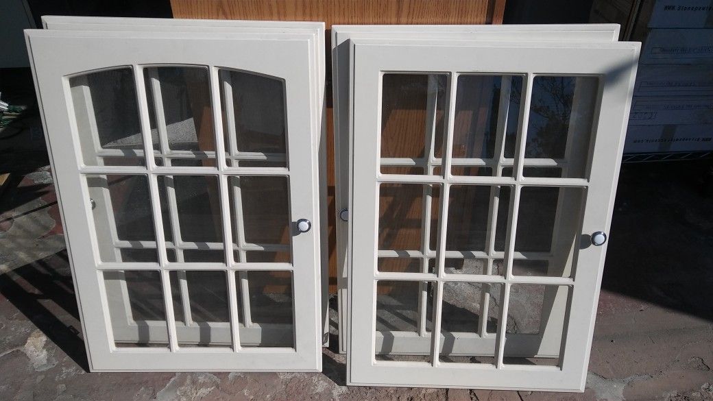 Cabinet doors with windows