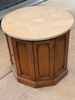 octagon end table