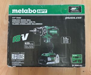 Brand New Metabo Drill, Charger & 2 Batteries