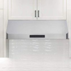 36" 1200 CFM Ducted Under Cabinet Range Hood with Auto Night Light in Stainless Steel